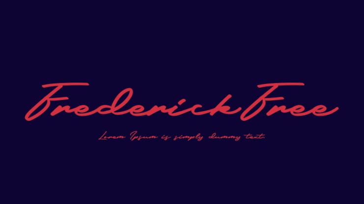 FrederickFree Font