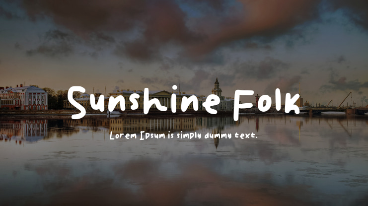 Sunshine Folk Font