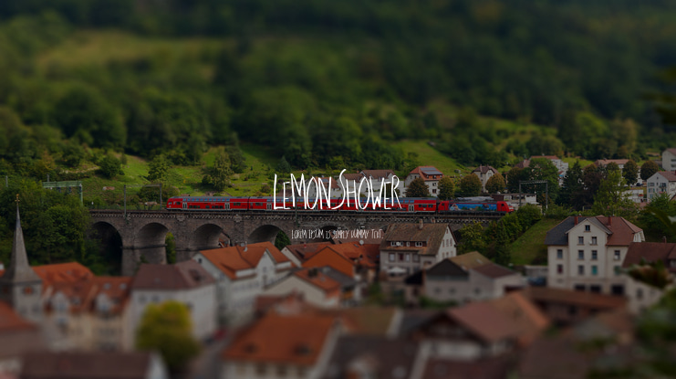 LemonShower Font