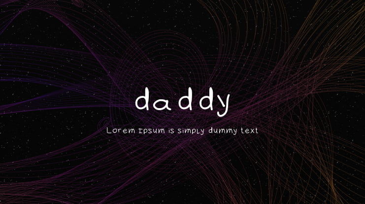 daddy Font