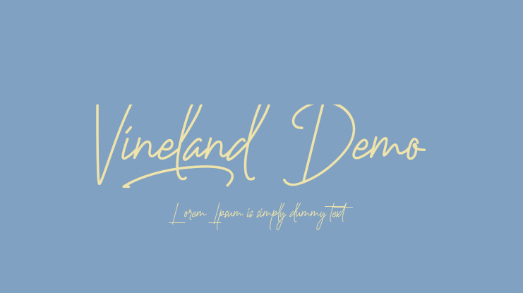 Vineland Demo Font