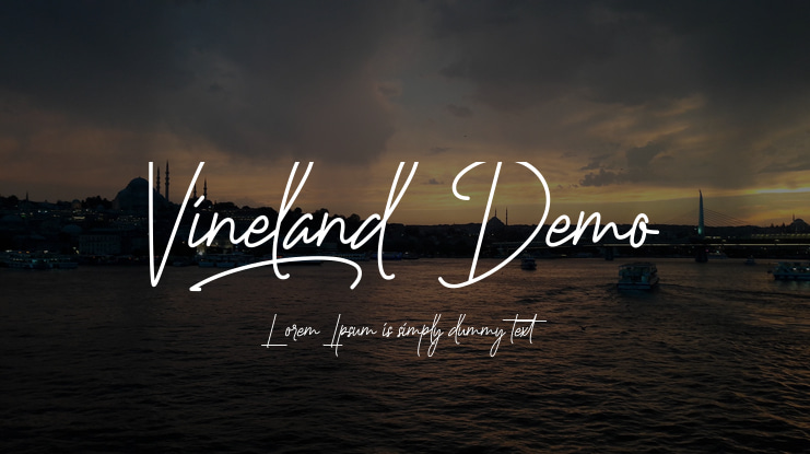 Vineland Demo Font