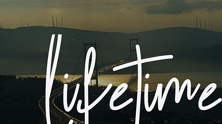 lifetime Font
