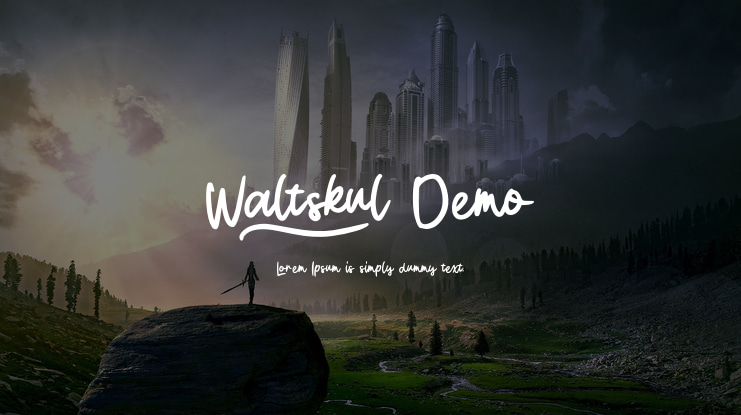 Waltskul Demo Font