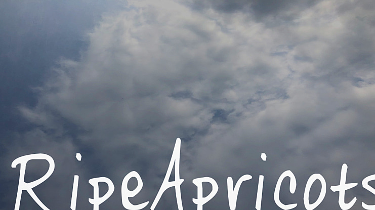 RipeApricots Font