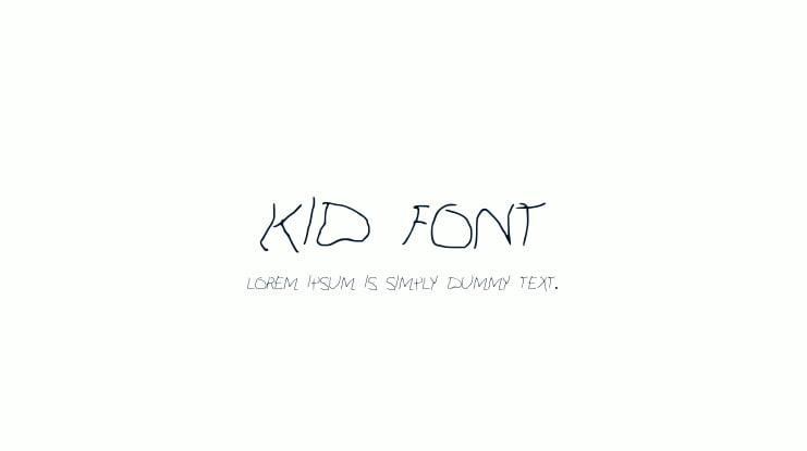 Kid_Font_ Font