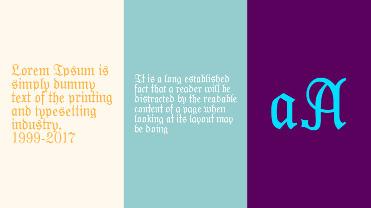 Moderne Fraktur Font