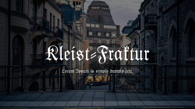Kleist-Fraktur Font Family