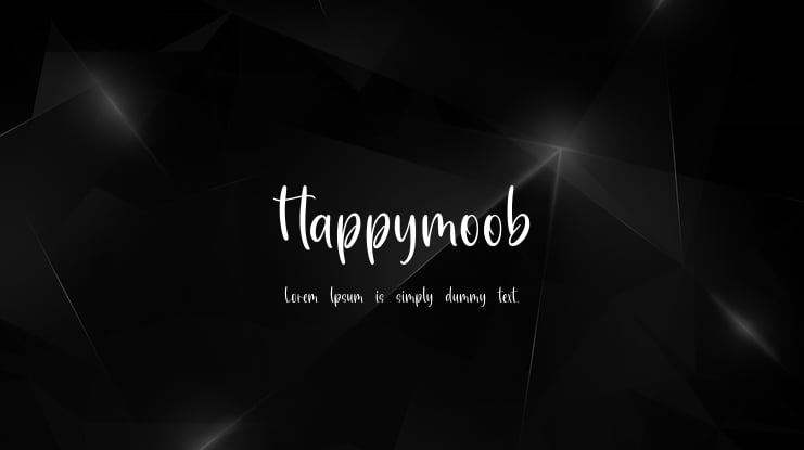 Happymoob Font