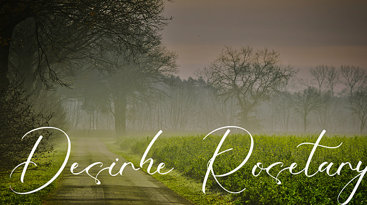 Desirhe Rosetary Font