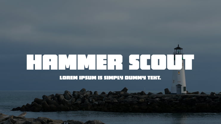 Hammer Scout Font Family