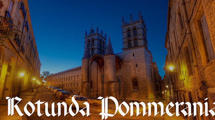 Rotunda Pommerania Font