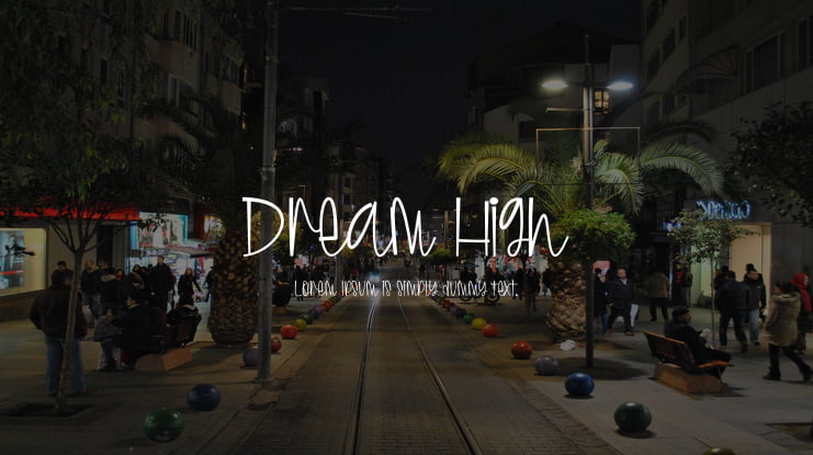 Dream High Font