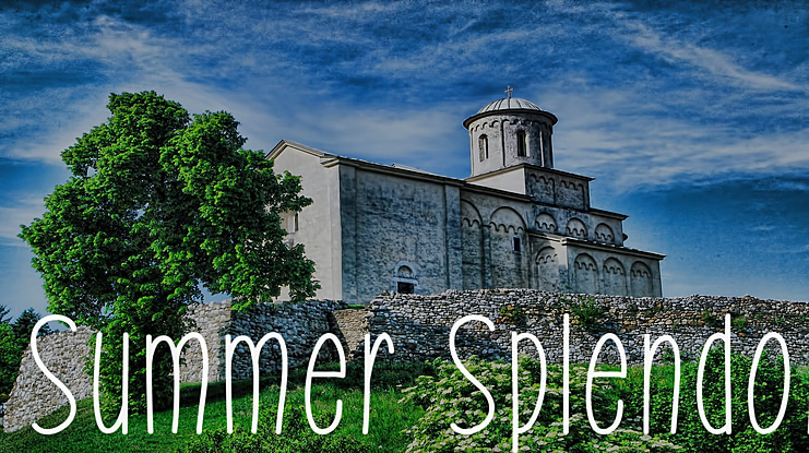 Summer Splendor Font