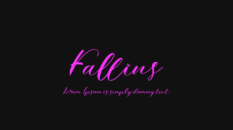 Fallins Font