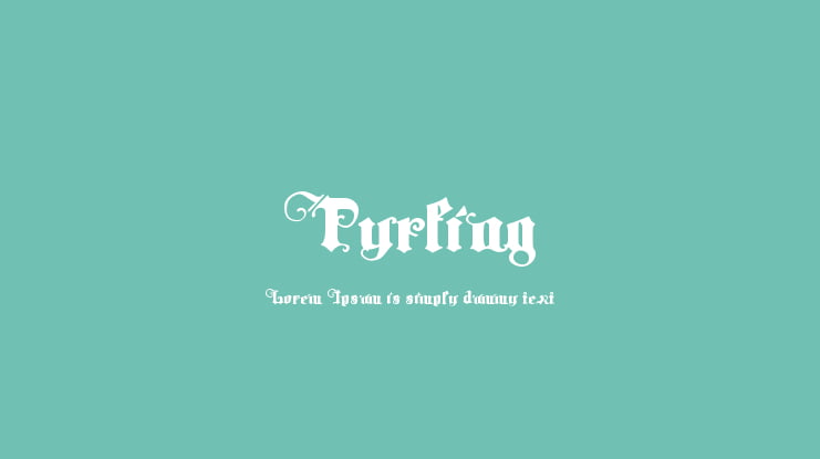 Tyrfing Font