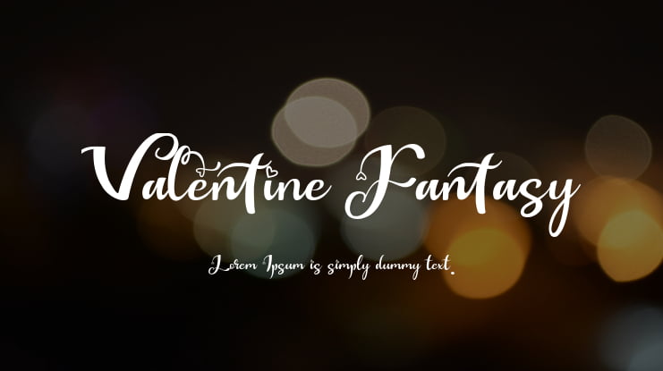 Valentine Fantasy Font