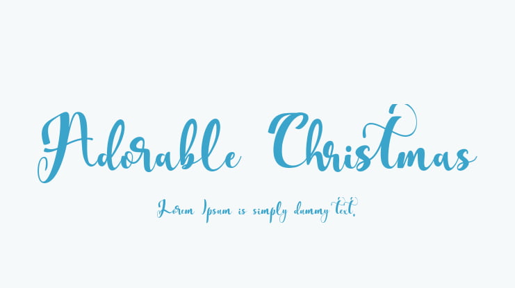 Adorable Christmas Font