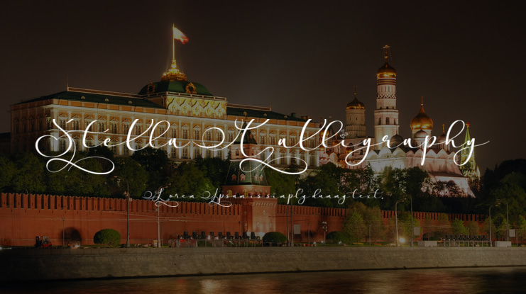Stella Calligraphy Font
