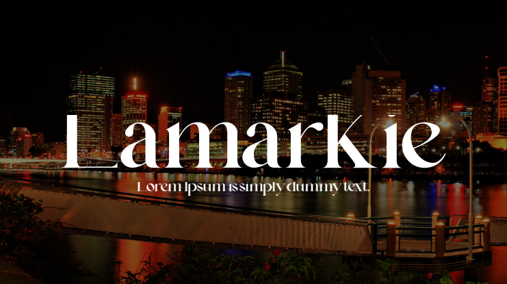 Lamarkie Font