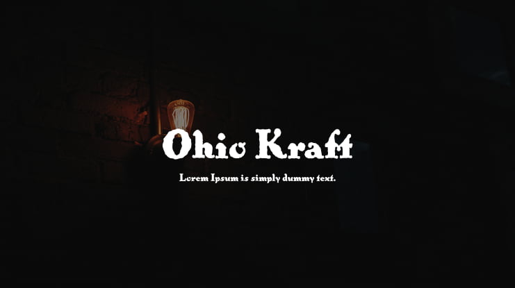 Ohio Kraft Font