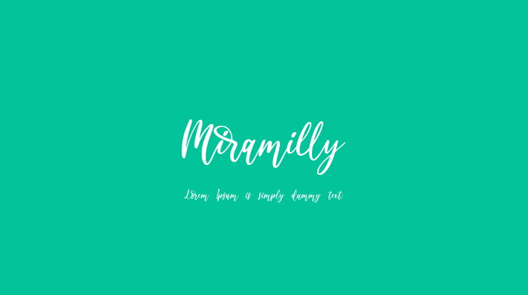Miramilly Font