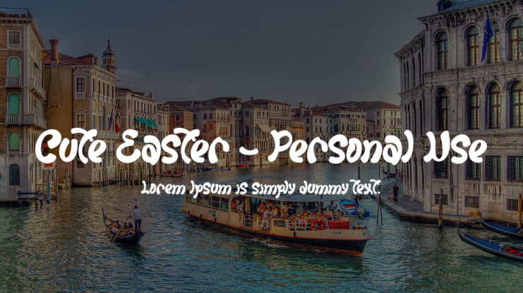 Cute Easter - Personal Use Font