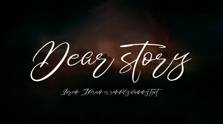 Dear story Font