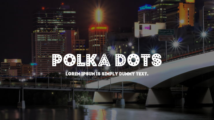 Polka Dots Font