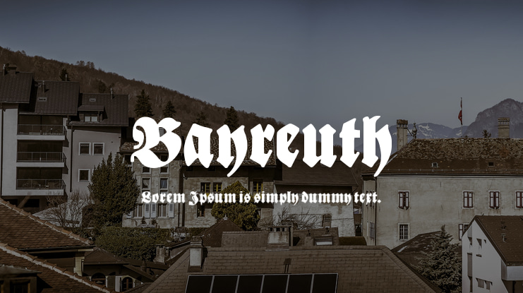 Bayreuth Font