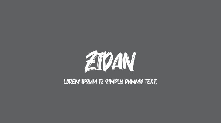 Zidan Font