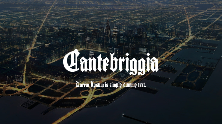 Cantebriggia Font