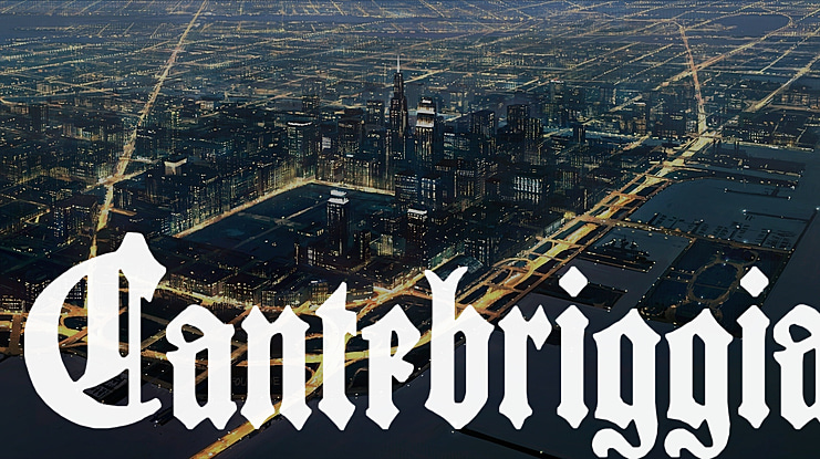 Cantebriggia Font