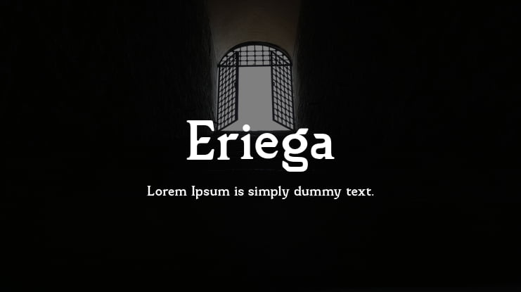 Eriega Font
