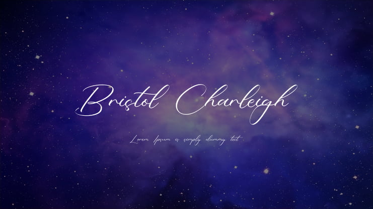 Bristol Charleigh Font