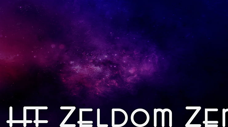 HFF Zeldom Zen Font
