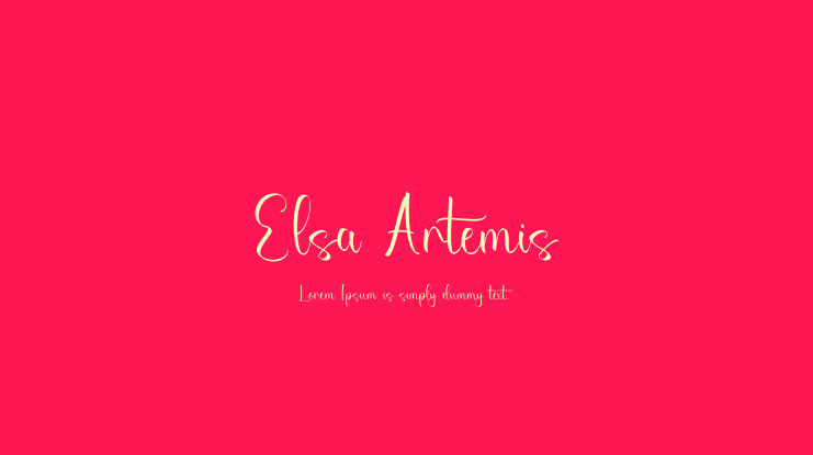 Elsa Artemis Font