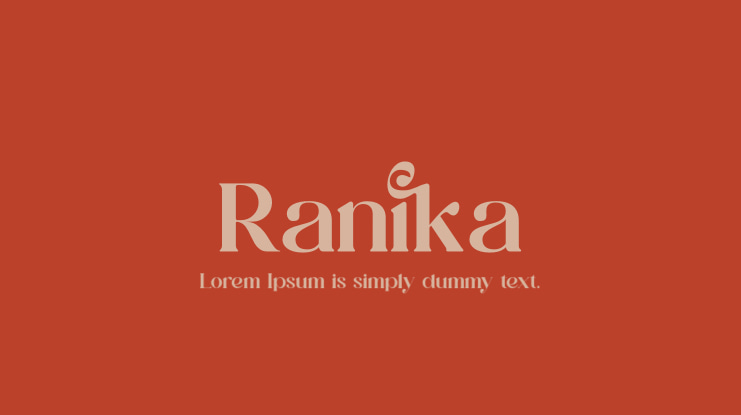 Ranika Font