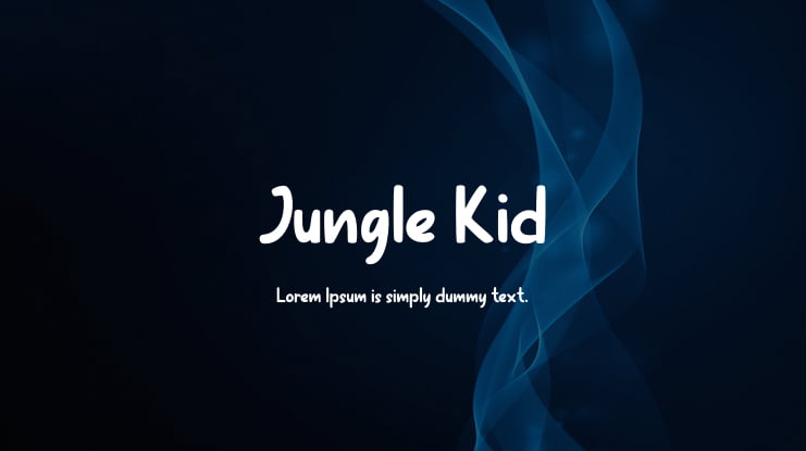 Jungle Kid Font