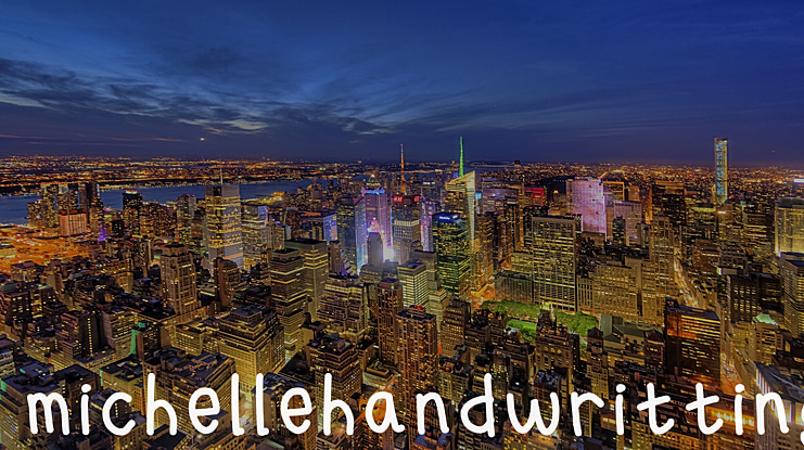 michellehandwritting Font