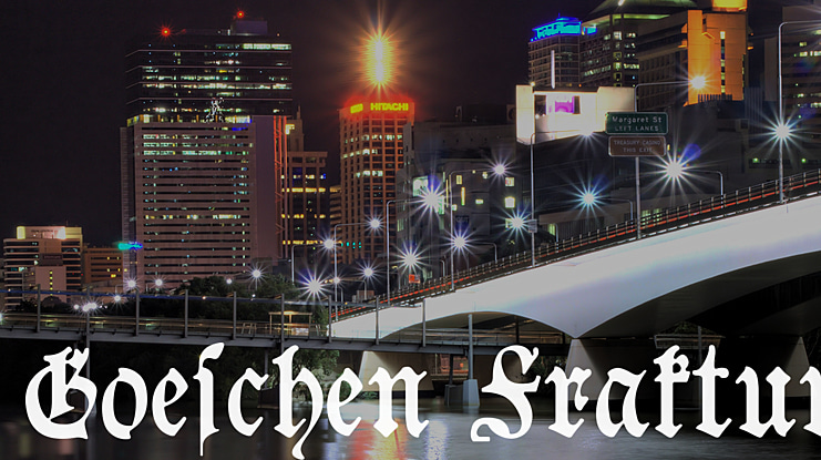 Goeschen Fraktur Font