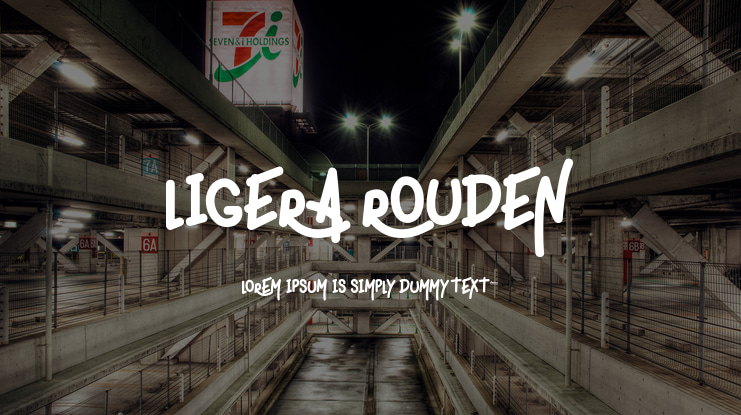 ligera rouden Font Family
