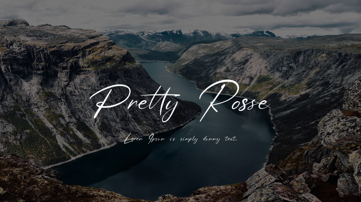 Pretty Rosse Font