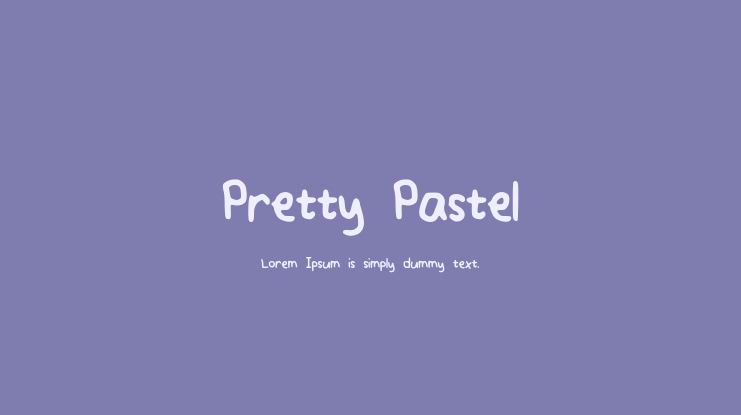 Pretty_Pastel Font