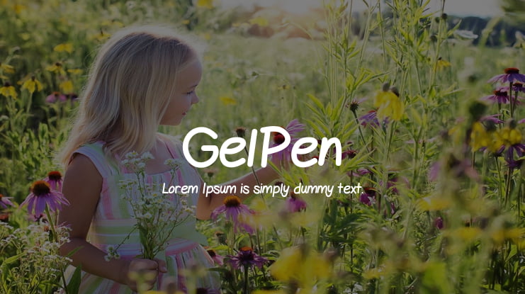 GelPen Font Family