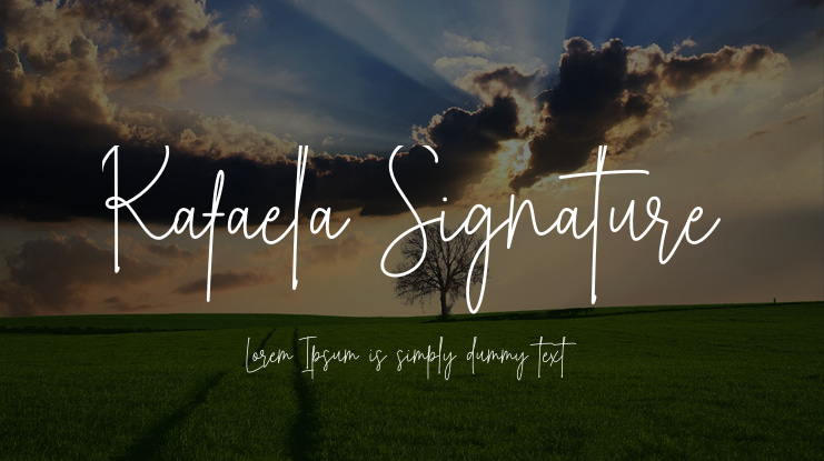 Rafaela Signature Font