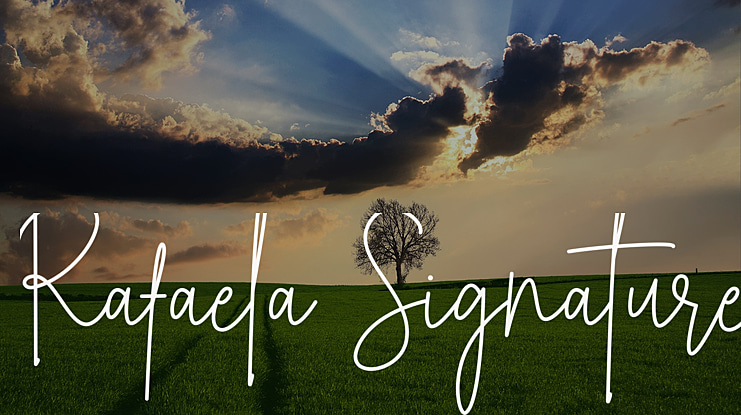 Rafaela Signature Font