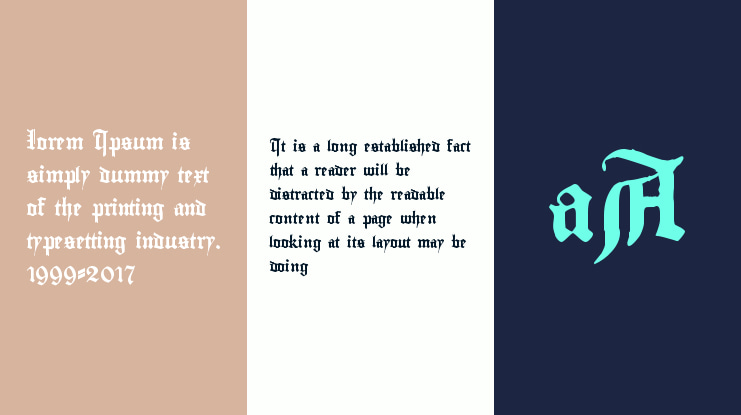 Gutenberg Textura Font