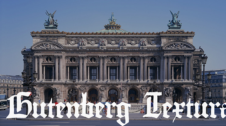 Gutenberg Textura Font