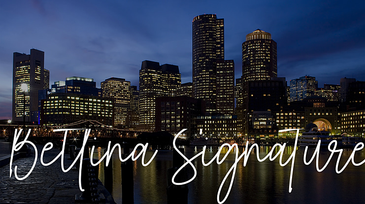 Bettina Signature Font